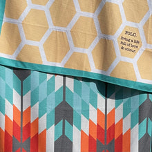 Load image into Gallery viewer, Close-up of The Reef towel designs from the FOLC Family Pack.
